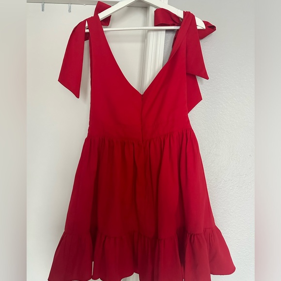 Mini Red Dress - Picture 3 of 3